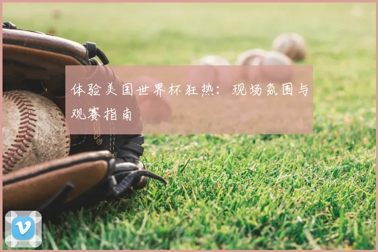 体验美国世界杯狂热:现场氛围与观赛指南